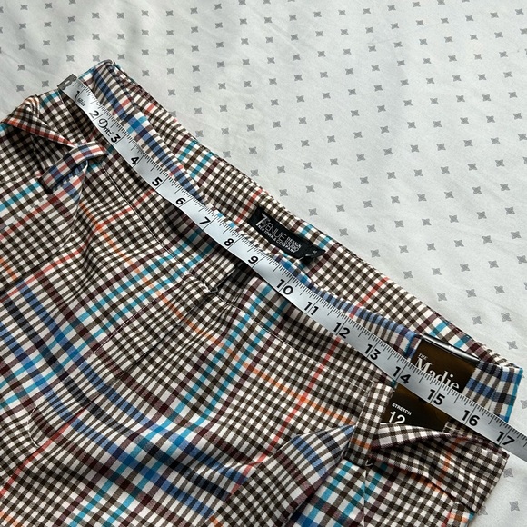 New York & Company Multicolor Plaid Pants - Picture 6 of 10